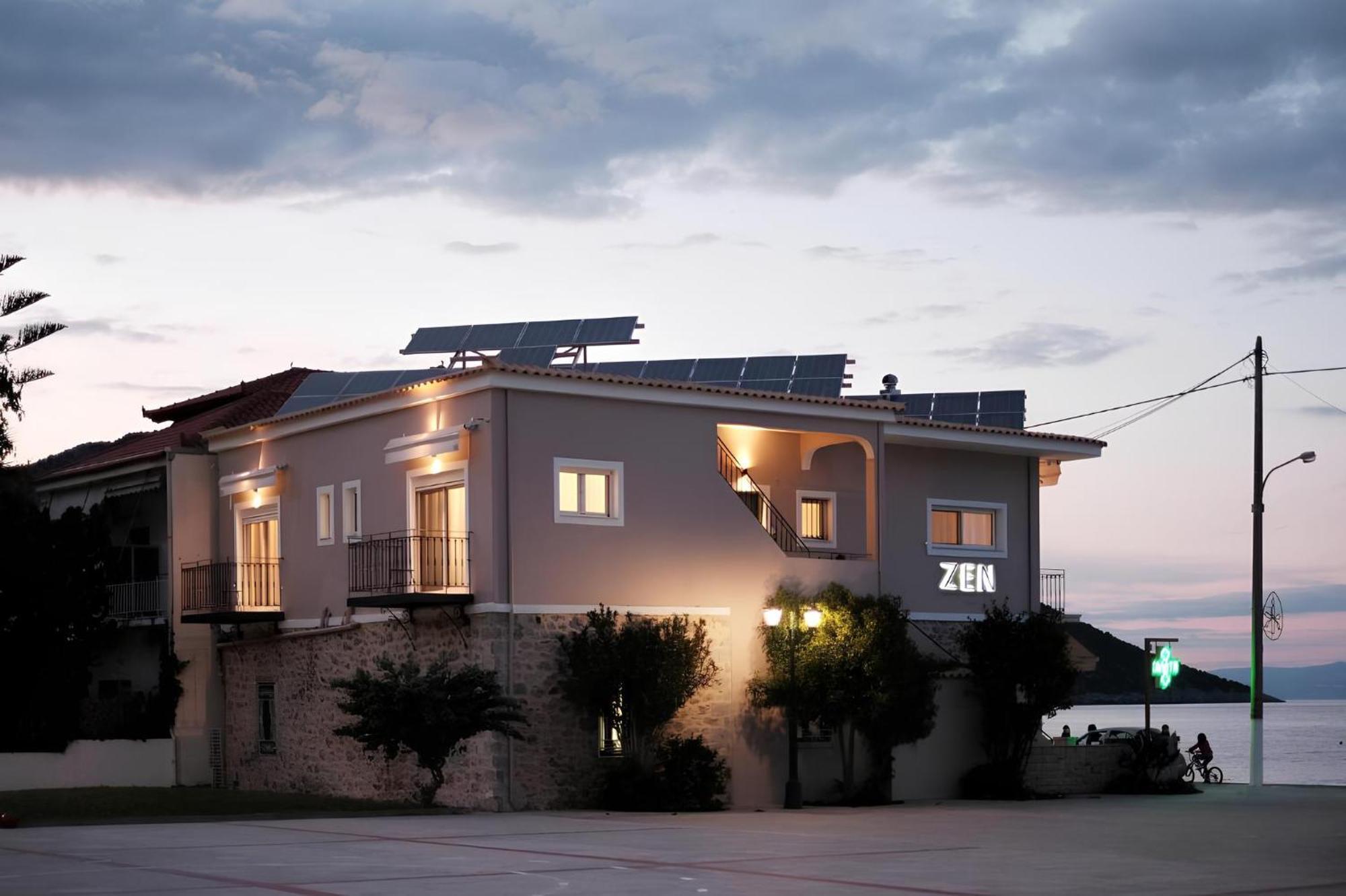 Vila Zen Minimal Luxury Housing Tyros Exteriér fotografie