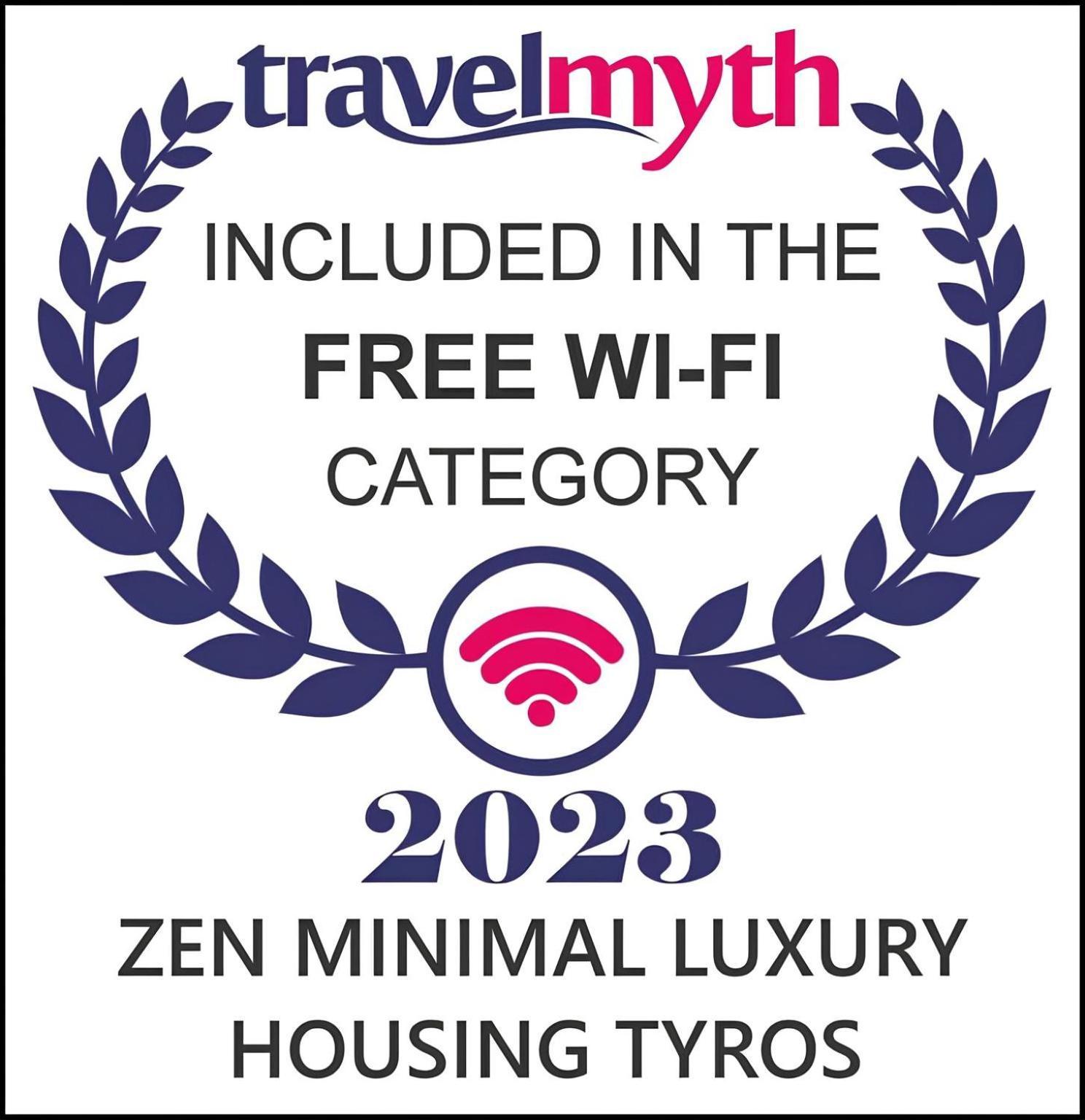 Vila Zen Minimal Luxury Housing Tyros Exteriér fotografie